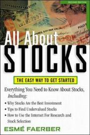 Cover of: All About Stocks by Esme Faerber