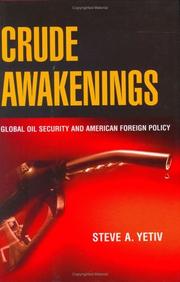 Cover of: Crude Awakenings: Global Oil Security and American Foreign Policy