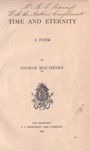 Time and eternity by George MacHenry