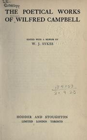 Cover of: Poetical works