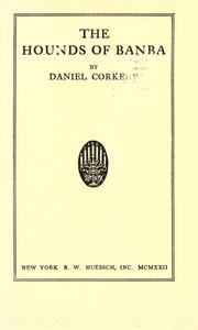 Cover of: The hounds of Banba by Daniel Corkery