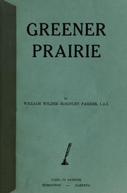 Cover of: Greener prairie.