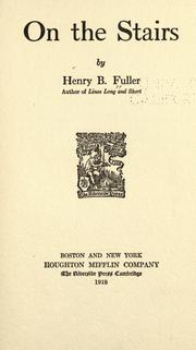 Cover of: On the stairs