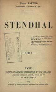 Stendhal by Pierre Martino