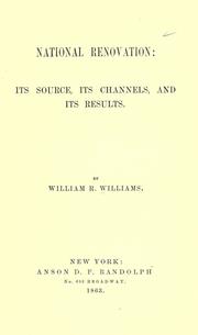 Cover of: National renovation by William R. Williams