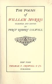 Cover of: The poems of William Morris by William Morris