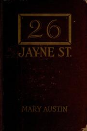 Cover of: No. 26 Jayne street by Mary Austin