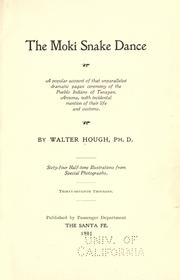 Cover of: The Moki snake dance by Hough, Walter