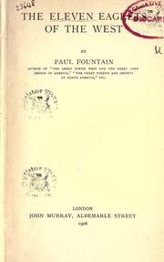 Cover of: The eleven eaglets of the West by Paul Fountain