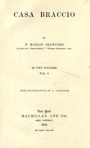 Cover of: Casa Braccio. by Francis Marion Crawford