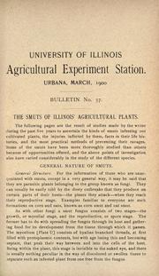 Cover of: The smuts of Illinois' agricultural plants by G. P. Clinton