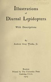 Cover of: Illustrations of diurnal Lepidoptera by Andrew Gray Weeks