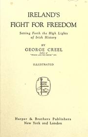 Cover of: Ireland's fight for freedon, setting forth the high lights of Irish history