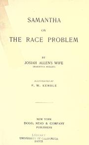 Cover of: Samantha on the race problem