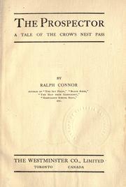 Cover of: The prospector by Ralph Connor