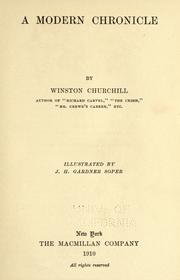 Cover of: A modern chronicle by Winston Churchill