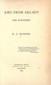 Cover of: Airs from Arcady and elsewhere. by H. C. Bunner