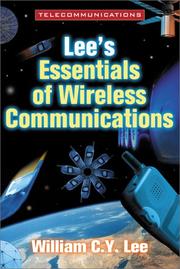 Cover of: Lee's essentials of wireless communications by William C. Y. Lee