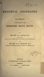 Cover of: Mediaeval geography: an essay in illustration of the Hereford Mappa Mundi