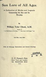 Cover of: Sun lore of all ages by William Tyler Olcott