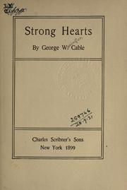 Cover of: Strong hearts. by George Washington Cable