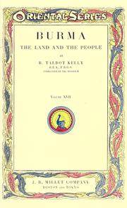 Cover of: Burma: the land and the people