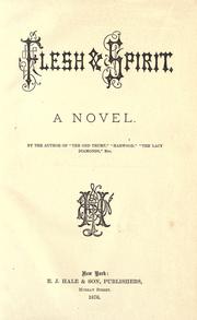 Cover of: Flesh & spirit. by George James Atkinson Coulson