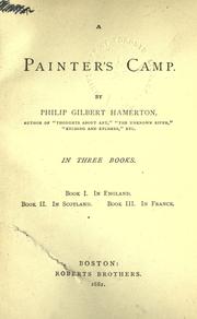 Cover of: A painter's camp. by Hamerton, Philip Gilbert