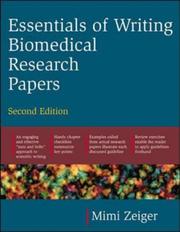 Cover of: Essentials of Writing Biomedical Research Papers by Mimi Zeiger