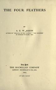 Cover of: The four feathers by A. E. W. Mason