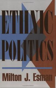 Cover of: Ethnic politics