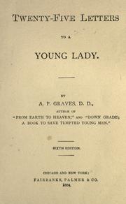 Twenty-five letters to a young lady by A. P. Graves