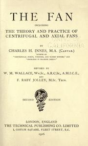 Cover of: fan: including the theory and practice of centrifugal and axial fans.