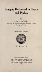 Cover of: Bringing the gospel in hogan and pueblo by John Dolfin