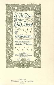 Cover of: A  doctor of the old school
