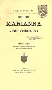 Cover of: Soror Marianna by Luciano Cordeiro
