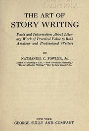 Cover of: The art of story writing