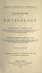 Cover of: Hand-book of physiology