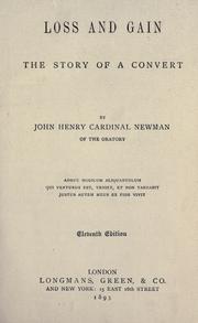 Cover of: Loss and gain by John Henry Newman