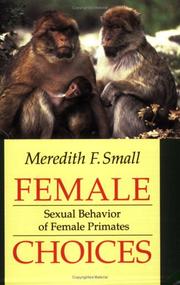 Cover of: Female Choices by Meredith F. Small