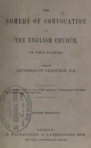 Cover of: The comedy of convocation in the English Church by Arthur Featherstone Marshall, Arthur Featherstone Marshall