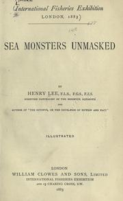 Cover of: Sea monsters unmasked.