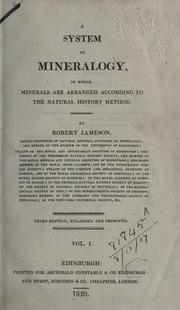 A system of mineralogy by Robert Jameson