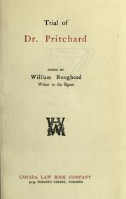 Cover of: Trial of Dr. Pritchard