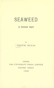 Cover of: Seaweed by Mrs. Havelock Ellis