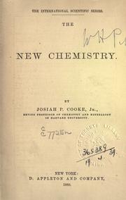 Cover of: The new chemistry. by Cooke, Josiah Parsons
