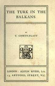 The Turk in the Balkans .. by Comyn-Platt, Thomas Sir