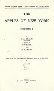 Cover of: The apples of New York by S. A. Beach