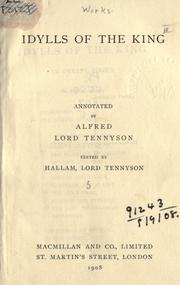 Cover of: The works of Tennyson, annotated by Alfred Lord Tennyson