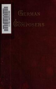 Cover of: [ Great German composers. by George T. Ferris